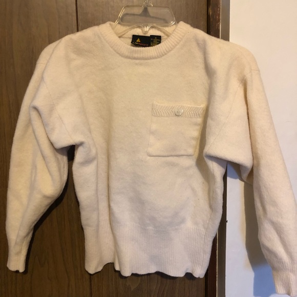 Cream/White Wool Sweater - Picture 1 of 1